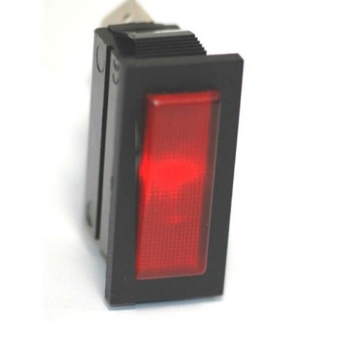 12v Rectangular Indicator Light Red Model Number 17 250